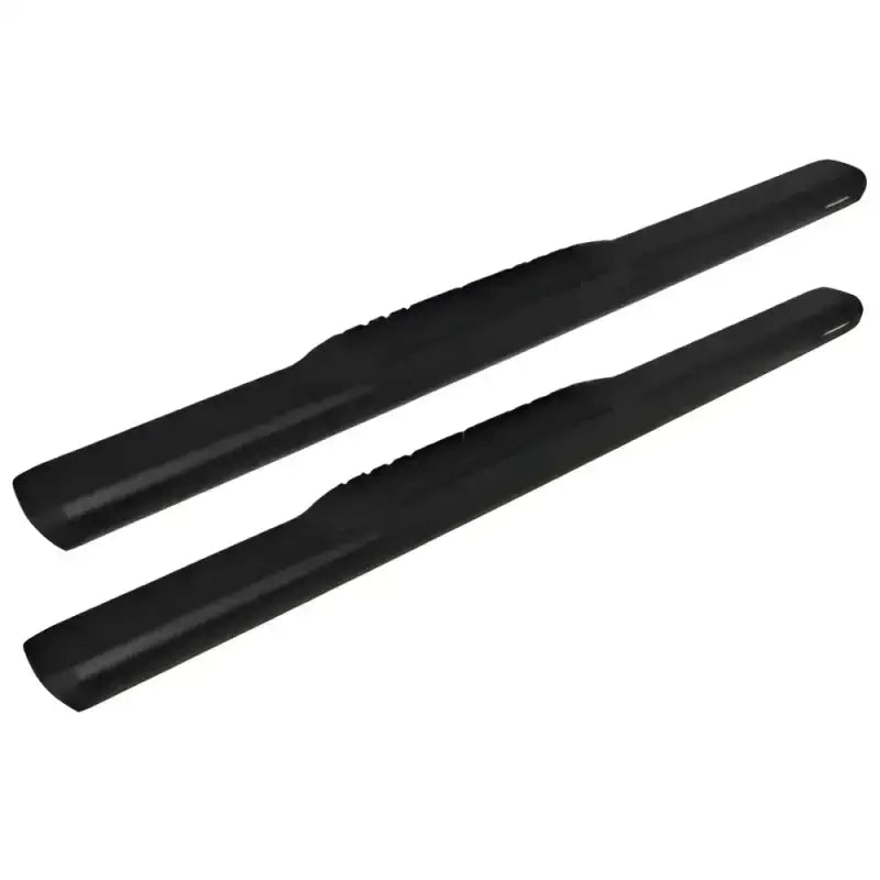 Black truck side steps for 2056-BLK Raptor 5 Slide Track Oval design