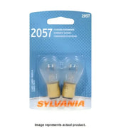 Two Sylvania 2057 automotive light bulbs for vehicle’s lighting in the 2057.BP2 BP 20