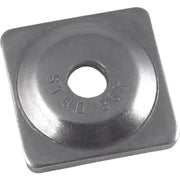 2061-P1 Square Backer Plates Aluminum 24/Pk