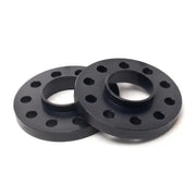 Two black H&R wheel spacers on 2065643MZ5SW H&R Wheel Spacer for added clearance