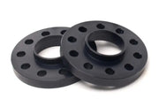 Two black H&R wheel spacers on 2065643MZ5SW H&R Wheel Spacer for added clearance