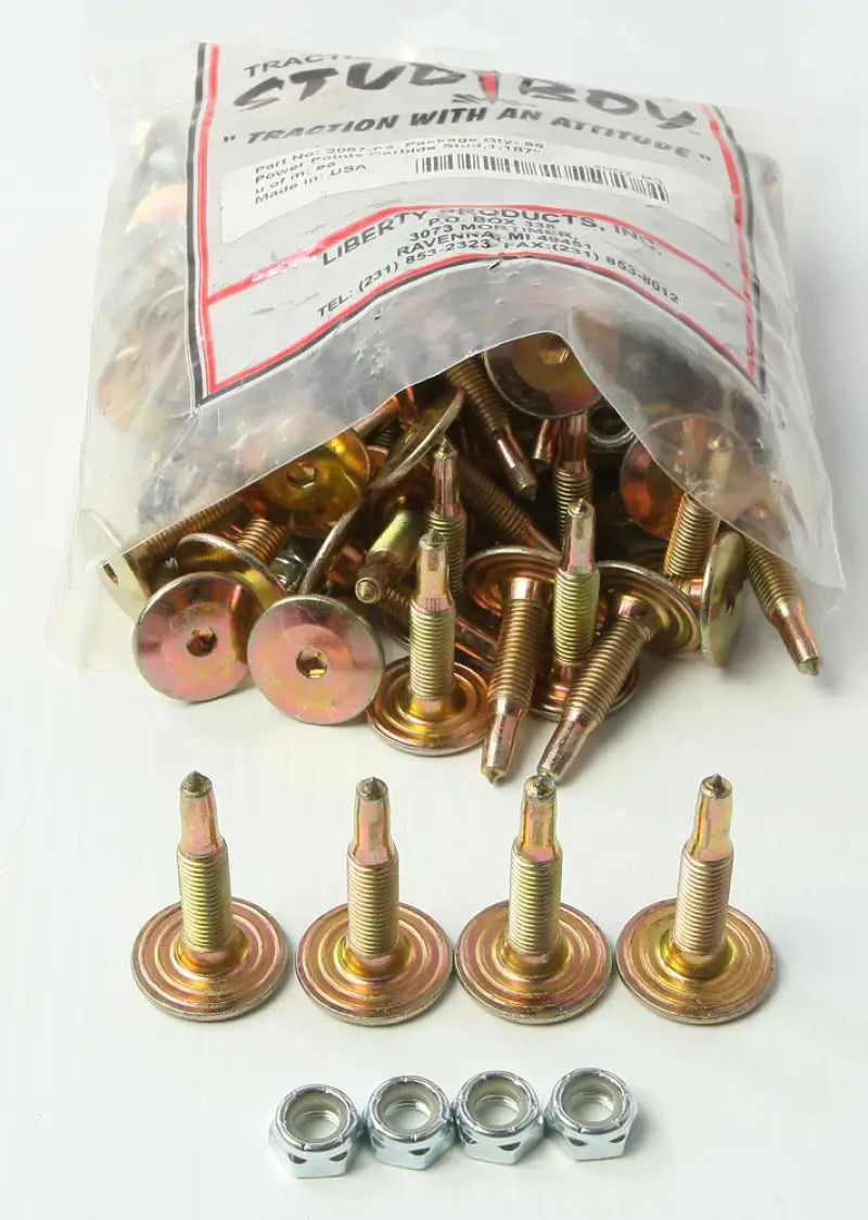 2067-P3 Power Point Push Thru Carbide Studs 1.187’’ 96/Pk - Push-Through