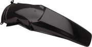 Glossy black motorcycle rear fender for 2071180001 model, stylish and durable