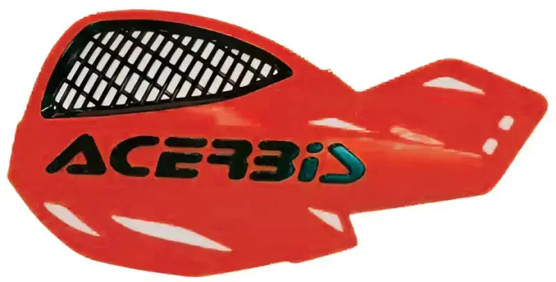 Red Acerbis Uniko Vented Handguards for ultimate protection and style on your ride