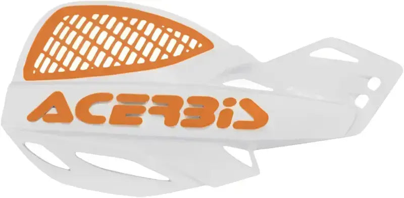 2072671088 Uniko Vented Handguards White/Orange