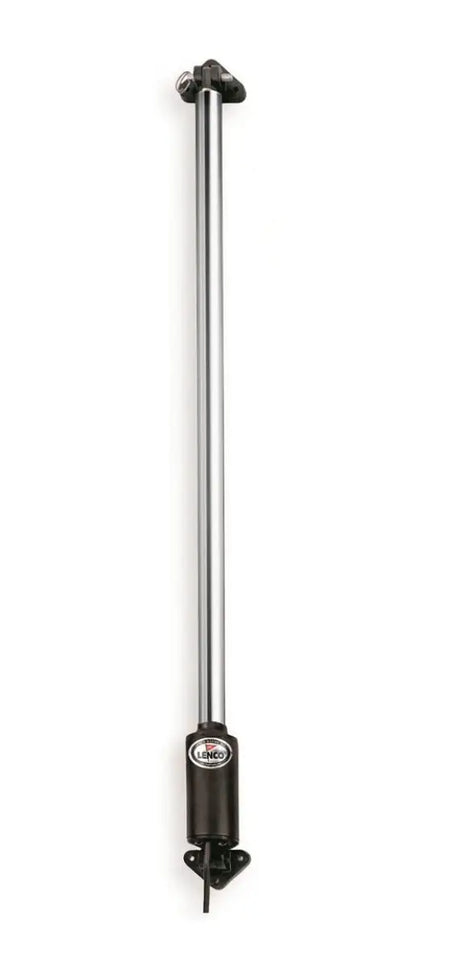 Chrome and black boat seat pedestal for Lenco Electric Hatch Lifter 12V boat part