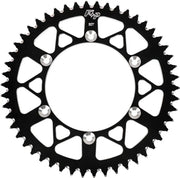 FIRE POWER 208-50 BLK Rear Sprocket Aluminum 50t 520 Blk Hon/Yam