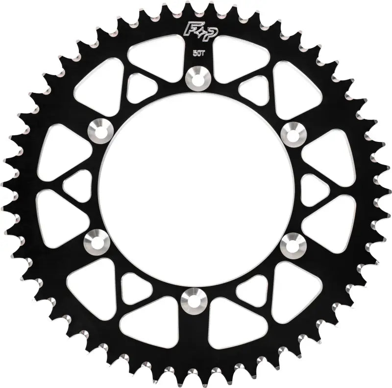 FIRE POWER 208-50 BLK Rear Sprocket Aluminum 50t 520 Blk Hon/Yam