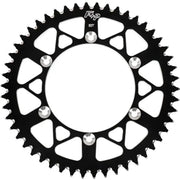 FIRE POWER 208-50 BLK Rear Sprocket Aluminum 50t 520 Blk Hon/Yam