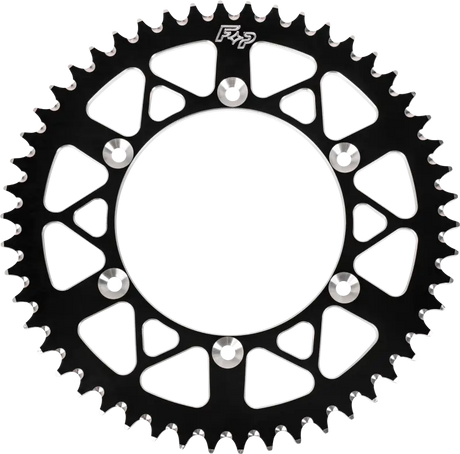 208-53 BLK Rear Sprocket Aluminum 53t 520 Blk Hon/Yam