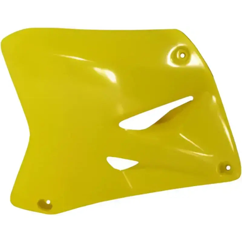 Yellow plastic motorcycle side panel from 2081850231 Radiator Shrouds Yellow, OEM quality fit