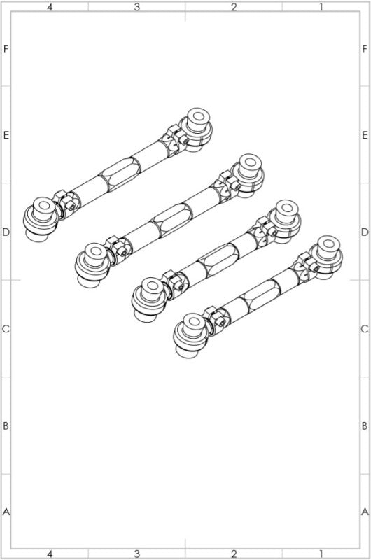 SPL Parts SPL RUA E9X SPL Parts 06-13 BMW 3 Series/1 Series (E9X/E8X) Rear Upper Arm Links