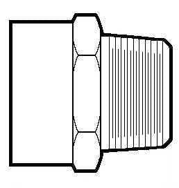 20A-12D Adapter Fitting