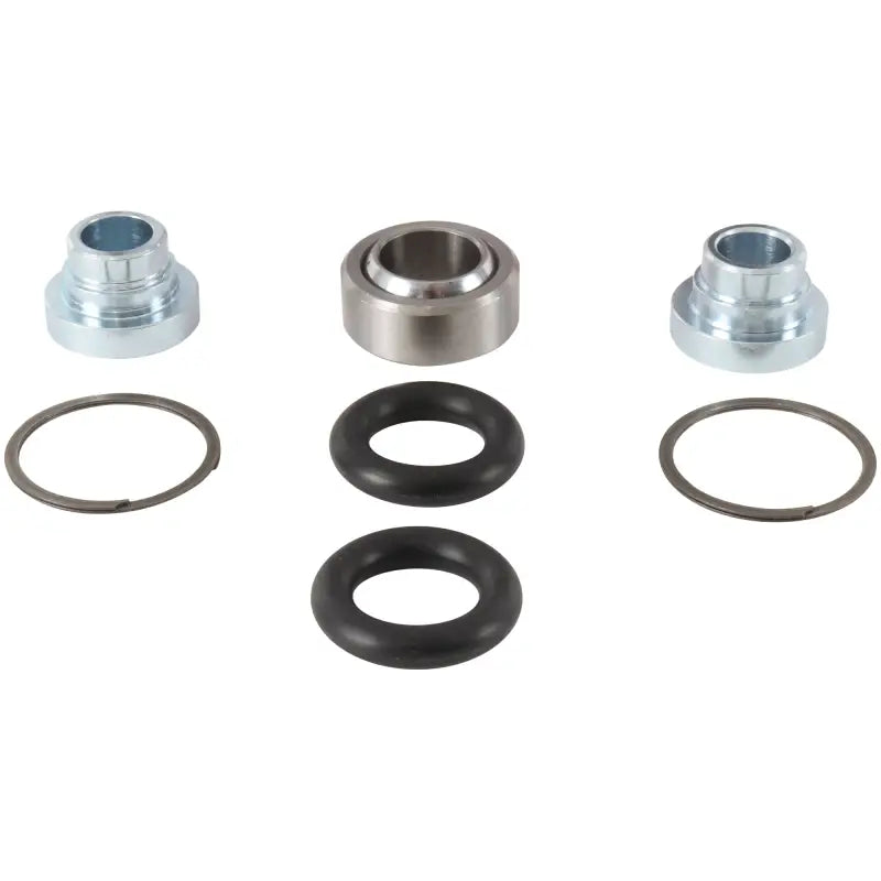 Shock bearing kit with metal bushings spherical bearing and rubber O-rings for suspension
