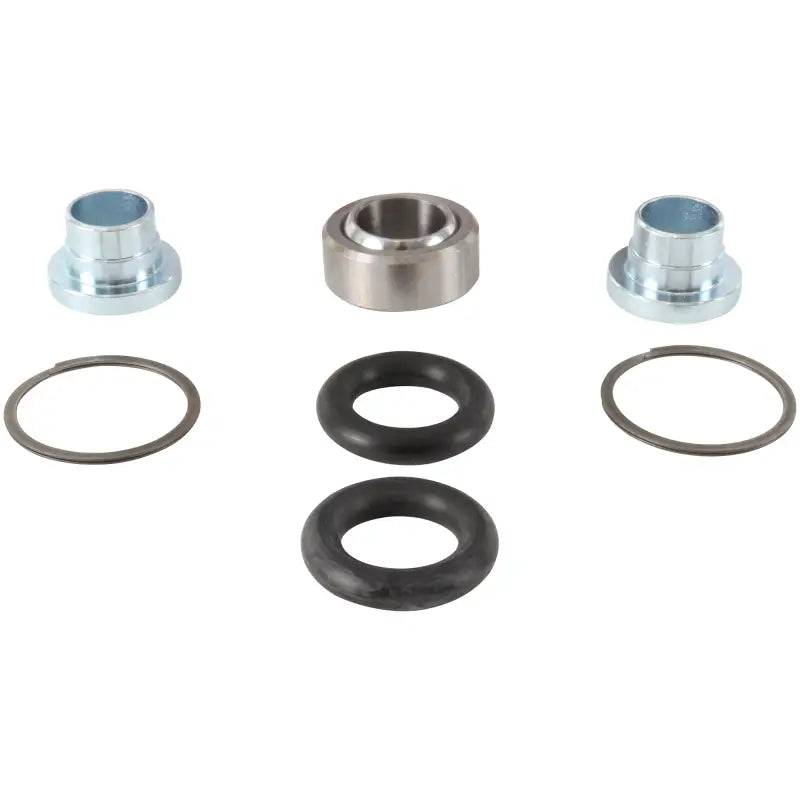 Assorted metal and rubber mechanical parts.