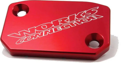 21-065 Works Front Brake Cover (Red) - RV and Auto Parts