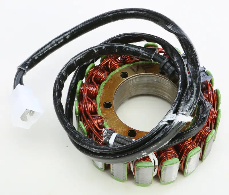 Motorcycle stator with wiring for RV parts and accessories, ideal as truck parts or truck accessories