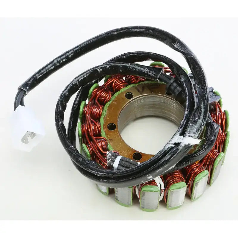 Motorcycle stator with wiring for RV parts and accessories, ideal as truck parts or truck accessories