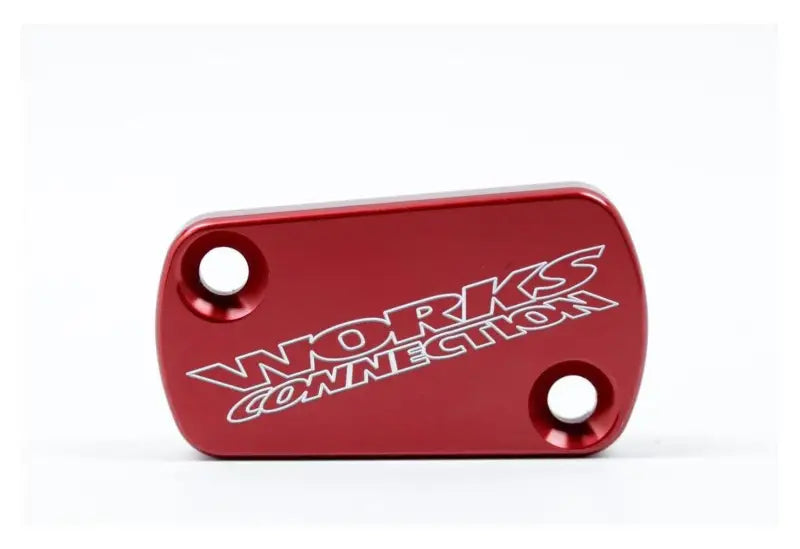 21-151 Works Clutch Master Cylinder Cover Red - RV and Auto Parts
