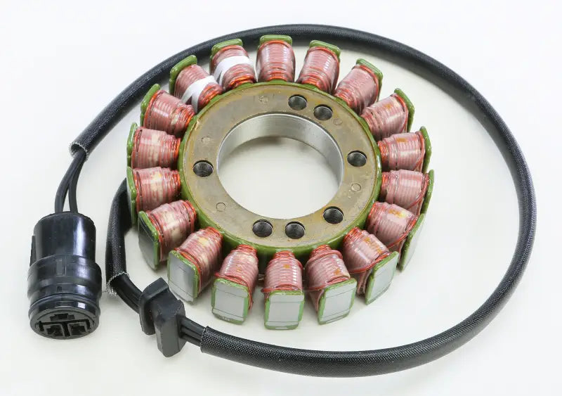Motorcycle stator with wiring harness for 21-221 OEM parts and cost-effective replacement