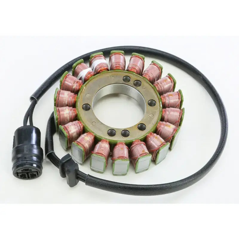 Motorcycle stator with wiring harness for 21-221 OEM parts and cost-effective replacement