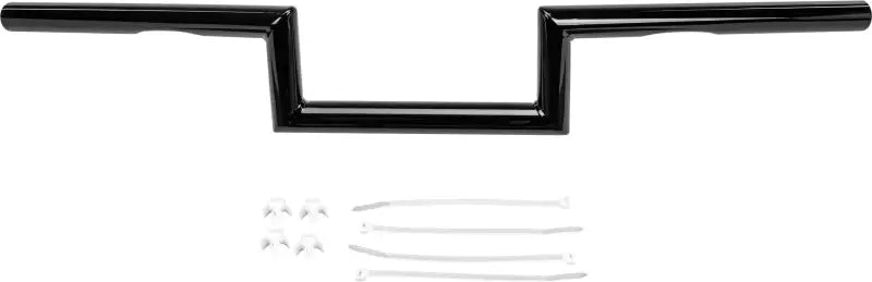 21-225GB Z Bar One Inch Dimpled 4 Inch Gloss Black