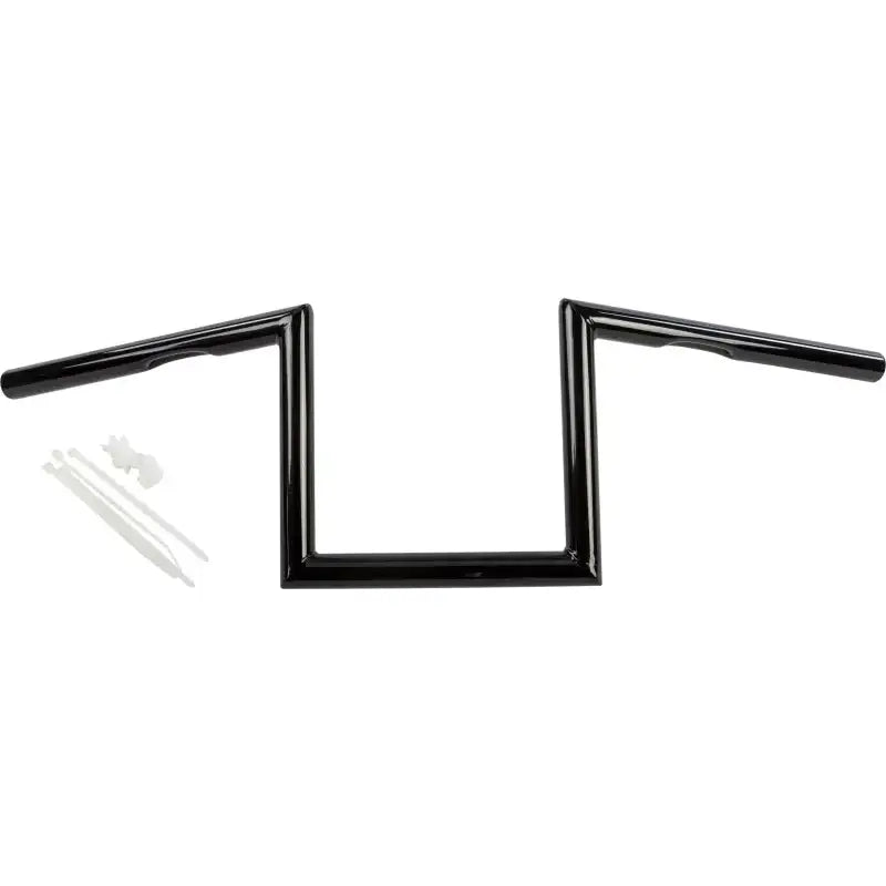 21-231GB Z Bar One Inch Dimpled 8 Inch Gloss Black