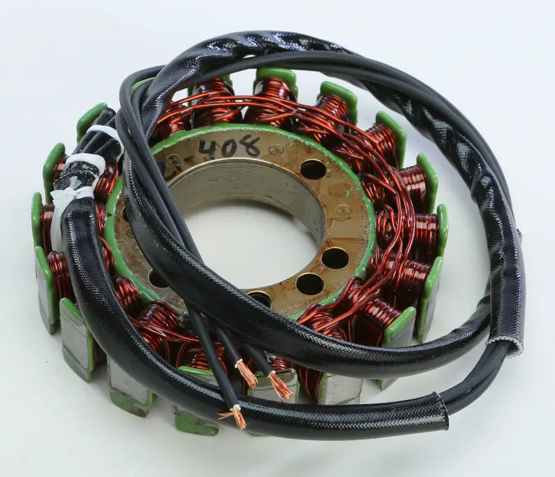 21-408 Stator motorcycle part with copper windings, ideal for RV parts & accessories