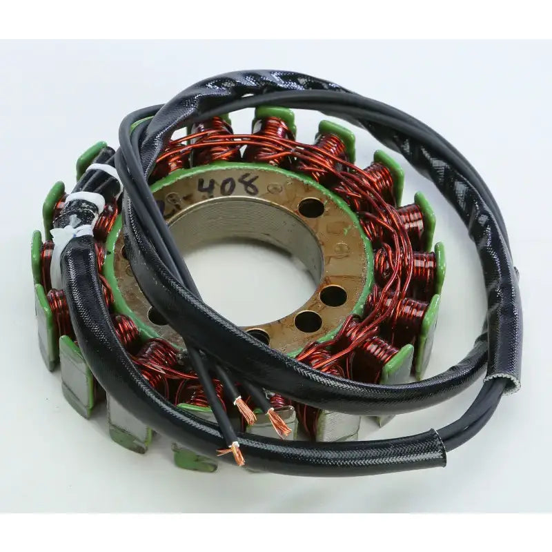 21-408 Stator motorcycle part with copper windings, ideal for RV parts & accessories