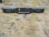 Black metal F-150 base model rear bumper with sensors for 21-415-15-S Ironcross