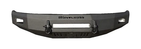 Black metal truck bumper for F-150 base model rear, fits 15-18 Ironcross
