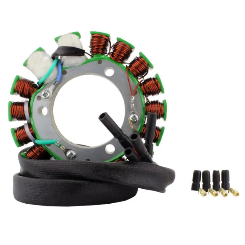 Motorcycle stator with connectors for 21-613H Ricks Stator Hon repair or upgrade