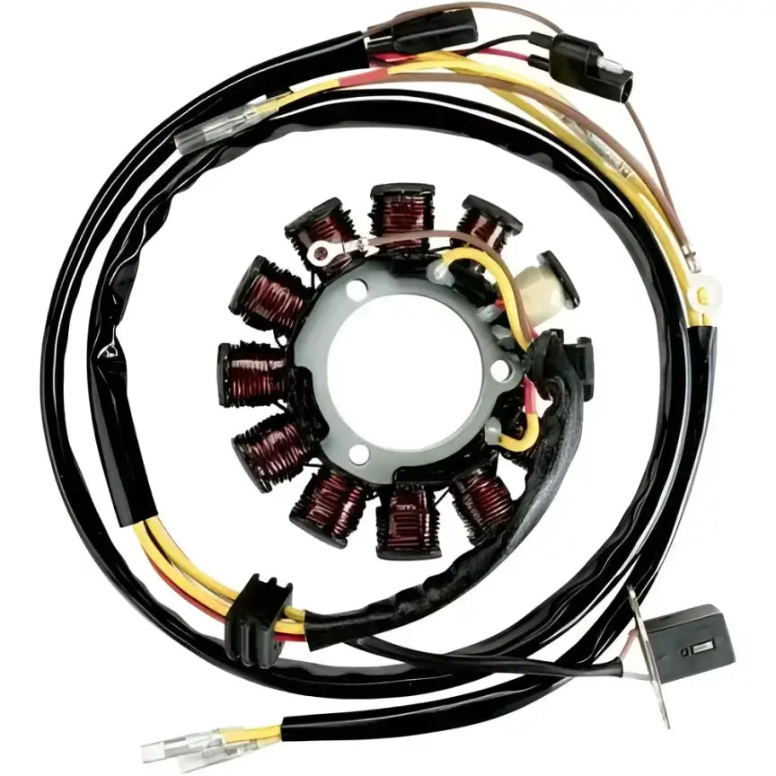 Motorcycle stator with wiring harness for 21-613H Ricks Stator Hon upgrade