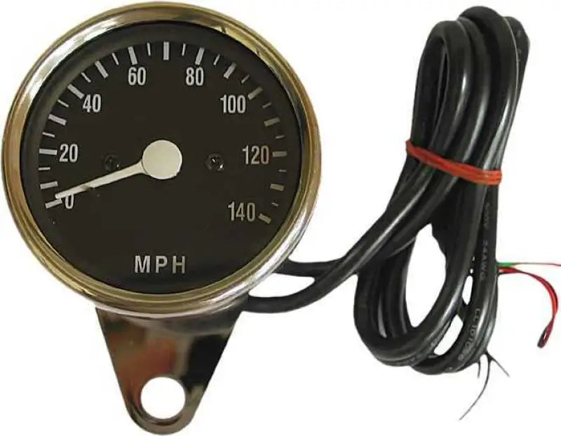 21-6885 Mini Electronic Speedo Black Faced Led Lights