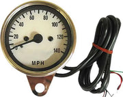 21-6885W Mini Electronic Speedo White Faced Led Lights