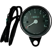 21-6910 Mini 8000 Rpm Tachometer Black Face
