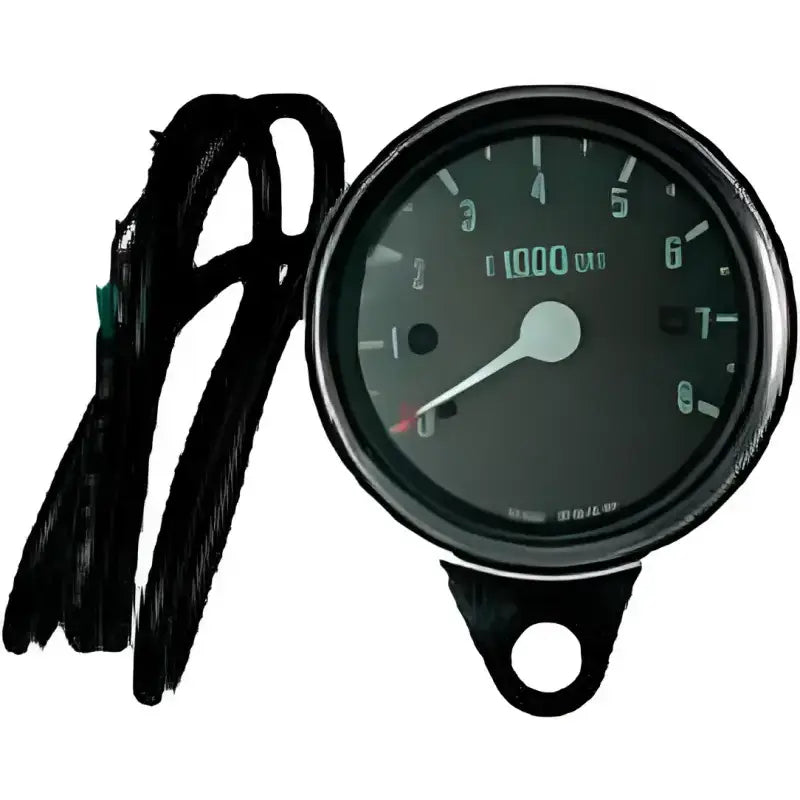 21-6910 Mini 8000 Rpm Tachometer Black Face