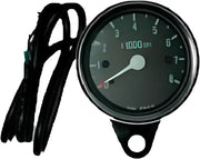 21-6910 Mini 8000 Rpm Tachometer Black Face