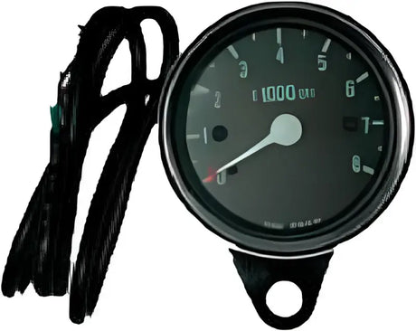 21-6910 Mini 8000 Rpm Tachometer Black Face