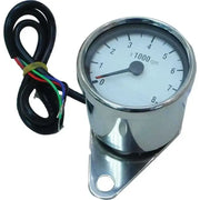 21-6910W Mini 8000 Rpm Tachometer White Face