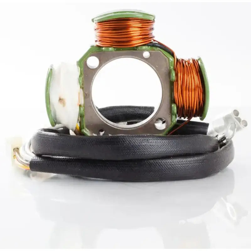 21-820H Stator coil with copper windings and black wiring harness for RV and truck parts