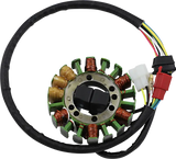 Motorcycle stator with wiring harness for 21-825 Ricks Stator Suz matching OEM specs