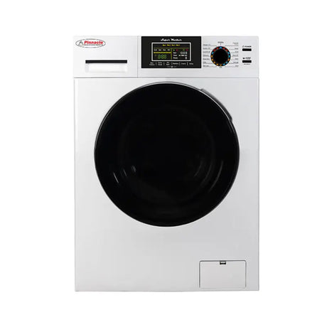 21 - 835 / W Pinnacle Washer 18 Lbs White W/ Silver Trim - Clothes