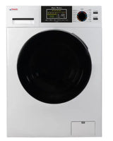 21 - 835 / W Pinnacle Washer 18 Lbs White W/ Silver Trim - Clothes