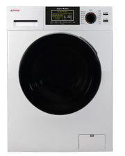 21 - 835 / W Pinnacle Washer 18 Lbs White W/ Silver Trim - Clothes