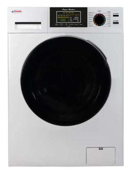 21 - 835 / W Pinnacle Washer 18 Lbs White W/ Silver Trim - Clothes