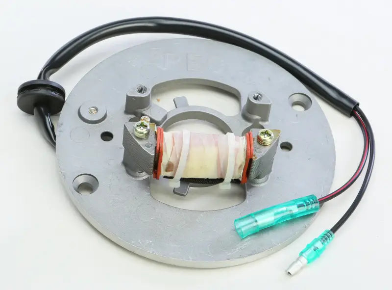 Motorcycle magneto stator assembly with wiring for RV parts & accessories or truck parts