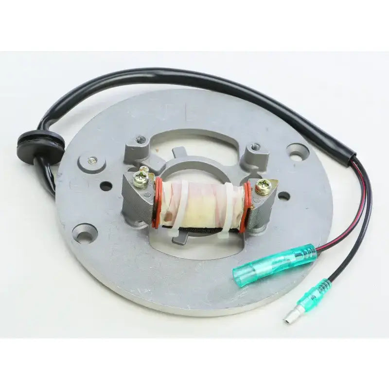 Motorcycle magneto stator assembly with wiring for RV parts & accessories or truck parts