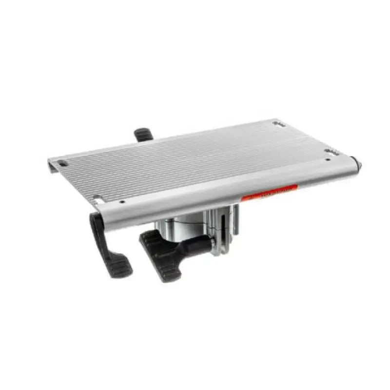 Silver swivel boat seat mount on Garelick Seat Slide Millennium Gra for easy seating