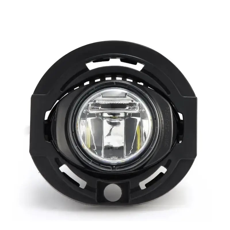 Driving/ Fog Light LED Bulb; LUXX Chip; Round; 12.2 Watt/ 12 Volt; Projector Beam; 720 Lumen For White/ 1200 Raw Lumen; Clear Polycarbonate Lens; Alpha-Black Polypropylene Housing; 6500 Degree Kelvin White Color Temperature; DOT/SAE Certified - NTP